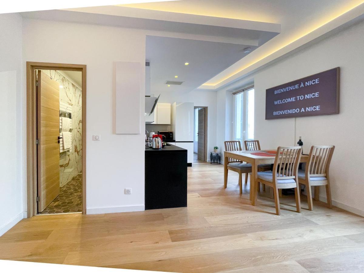 Gioffredo Massena 4 Pers Ac Wi-Fi Apartment นีซ ภายนอก รูปภาพ