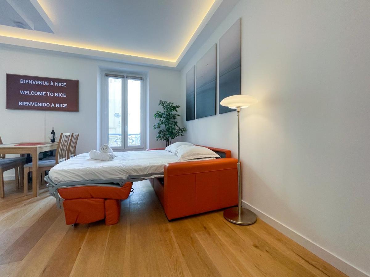 Gioffredo Massena 4 Pers Ac Wi-Fi Apartment นีซ ภายนอก รูปภาพ