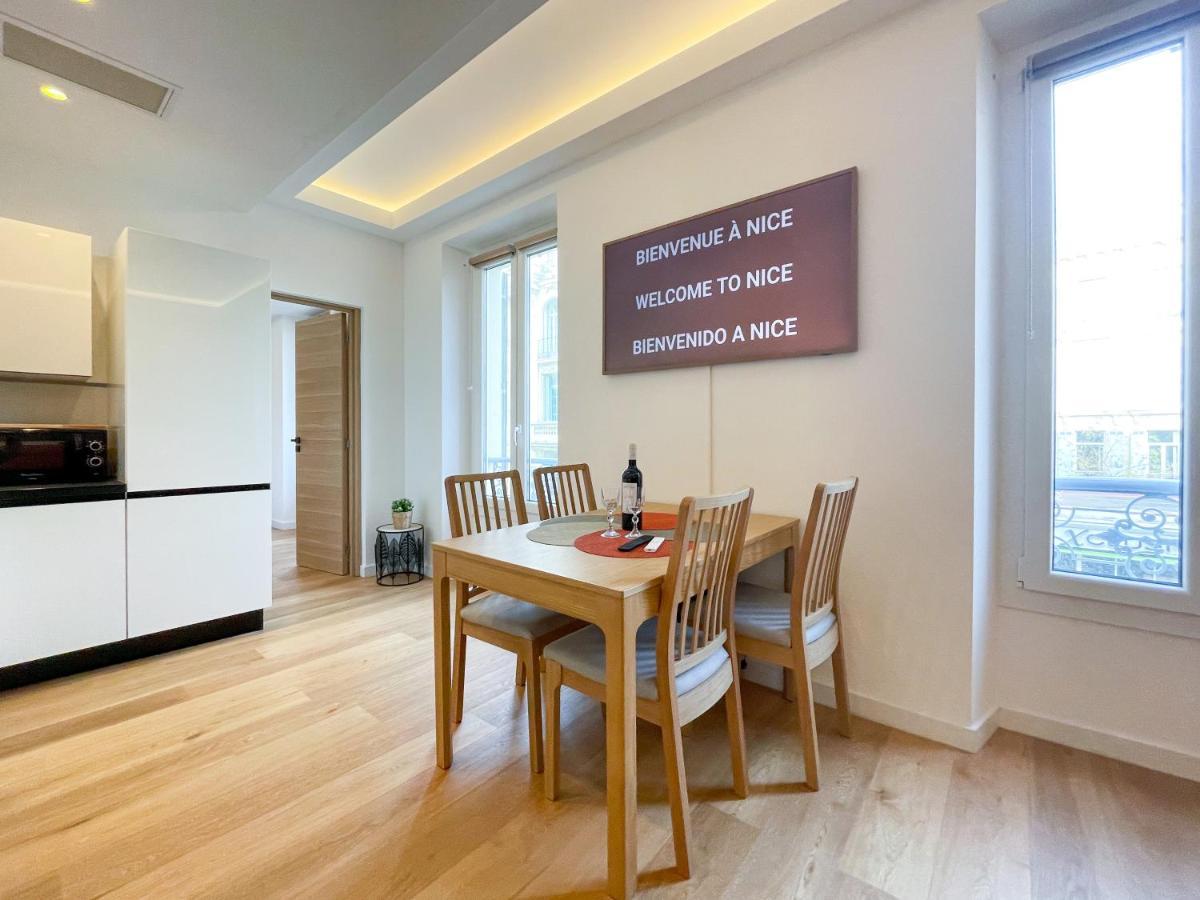 Gioffredo Massena 4 Pers Ac Wi-Fi Apartment นีซ ภายนอก รูปภาพ