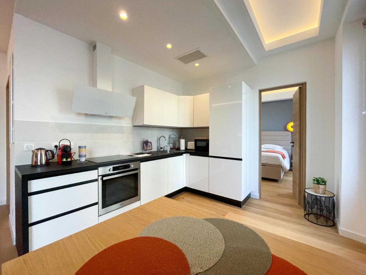 Gioffredo Massena 4 Pers Ac Wi-Fi Apartment นีซ ภายนอก รูปภาพ